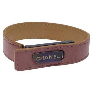 Chanel CC Leather Cuff Bracelet